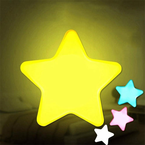 Light Sensor Control Mini Star LED Night Light,, EU Plug, US Plug
