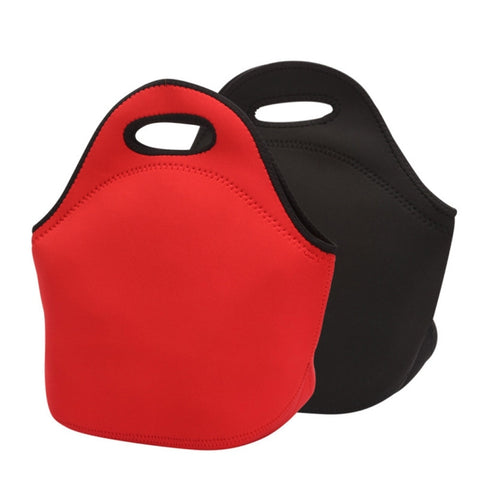 Portable Zipper Handbags Diving Neoprene Lunch Bag