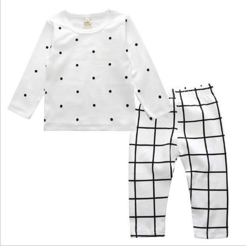 Children Cartoon Cotton Underwear Care Belly Pajamas Set, S, M, L, XL, XXL