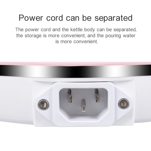 Portable Folding Silicone Intelligent Constant Temperature Travel Camping Electric Kettle, US Plug, EU Plug, UK Plug
