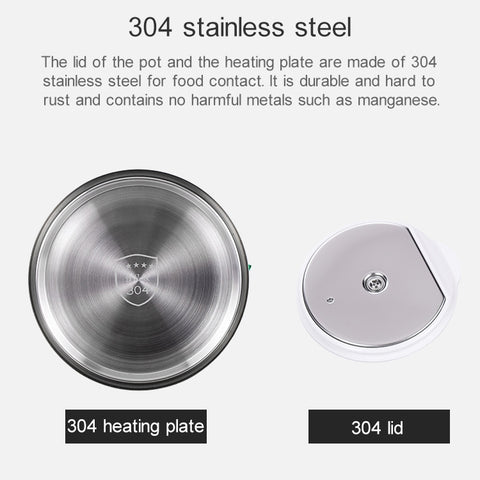 Portable Folding Silicone Intelligent Constant Temperature Travel Camping Electric Kettle, US Plug, EU Plug, UK Plug