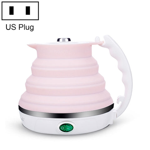 Portable Folding Silicone Intelligent Constant Temperature Travel Camping Electric Kettle, US Plug, EU Plug, UK Plug