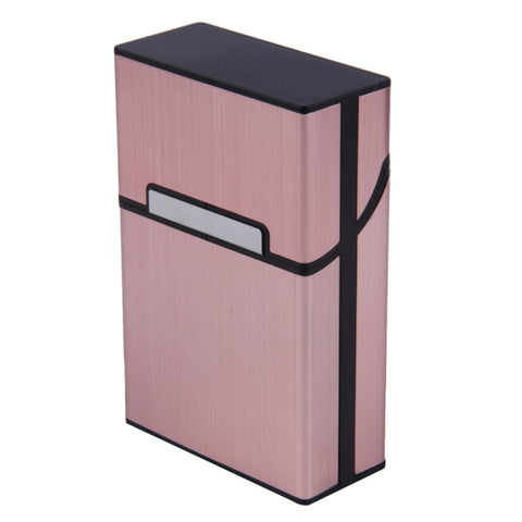 Aluminum Cigar Cigarette Case Tobacco Holder Pocket Box Storage Container Smoking Set