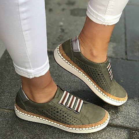 Ladies Sneakers Breathable Flats Shoes, 35, 36, 37, 38, 39, 40, 41, 42, 43