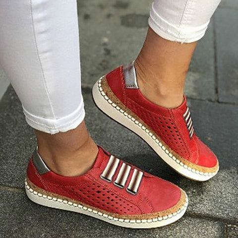Ladies Sneakers Breathable Flats Shoes, 35, 36, 37, 38, 39, 40, 41, 42, 43