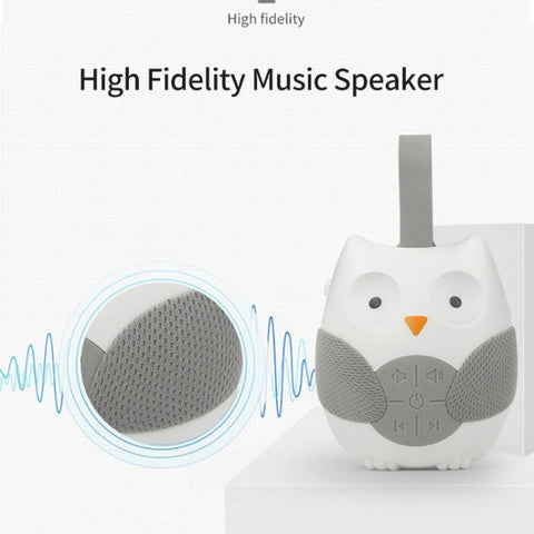 Baby Bedside Hanging Bell Sound Soothing Sleep Soft Owl Music Box Toy, Owl Music Box