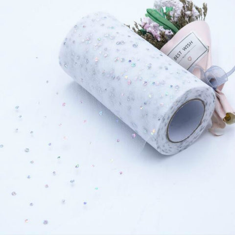 Tulle Roll 25 Yards 13cm Organza Laser Crafts Wedding Decoration Tulle Birthday Party Supplies, TBD0419813601A, TBD0419813601B, TBD0419813601C, TBD0419813601D, TBD0419813601E, TBD0419813601F, TBD0419813601G, TBD0419813601H, TBD0419813601I, TBD041981360...