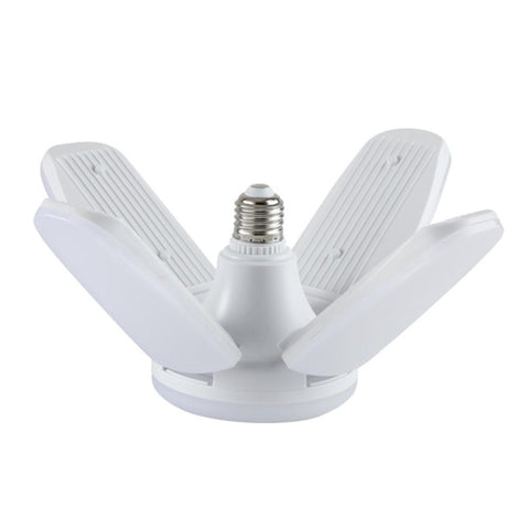 60W 5 Leaves 235 LEDs SMD 2835 Foldable Household Bulb, AC 120-265V, E27 Cold White, B22 Cold White