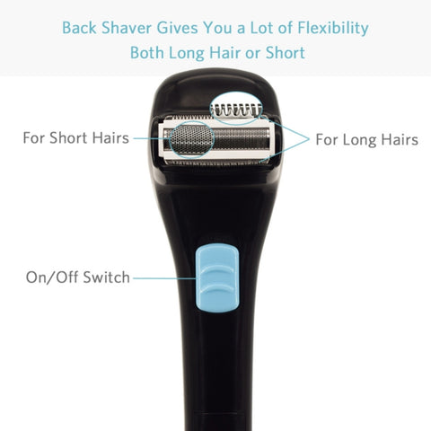 Foldable Long Handle Electric Shaver On Back, Electric Shaver