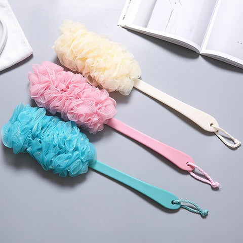 Long Handle Hanging Soft Mesh Back Body Bath Shower Brush