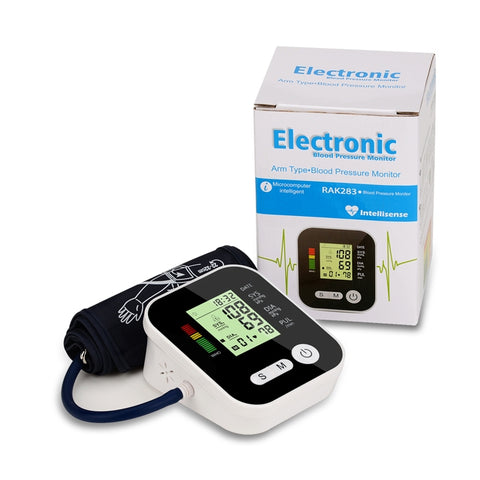 SZKIA RAK283 Arm Type Home Electronic Automatic Hypertension Measuring Instrument Sphygmomanometer, With voice