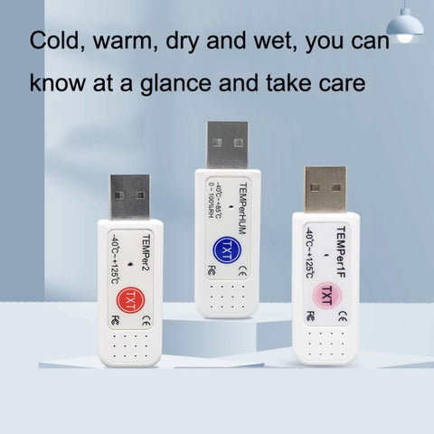 USB Temperature Sensor Waterproof Temperature Probe Aquarium Monitoring Thermometer, TEMPer1F, TEMPer2, TEMPerHUM