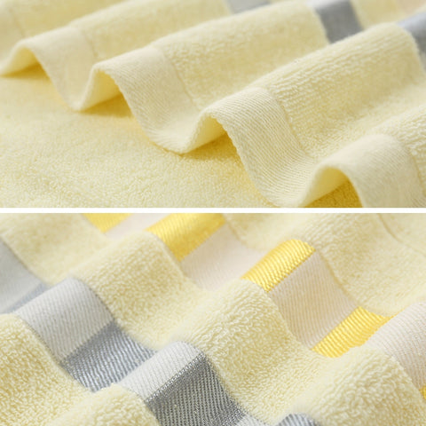 Cotton Plain Square Bath Towel Natural Environmental Protection Embroidered Bath Towel Household Towel