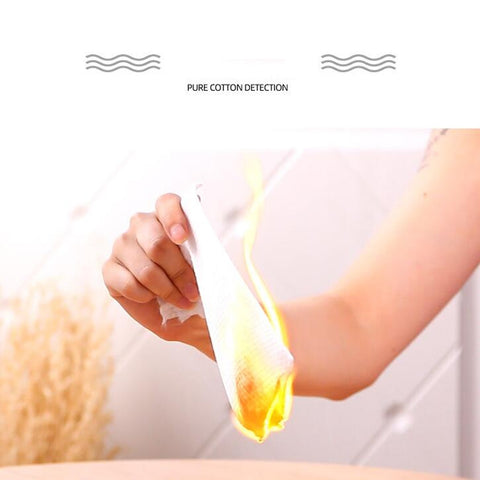 MONKIDS KS037 Disposable Face Towel Pure Cotton Thickening Pearl Cleansing Towel, 100 SheetS Pearls Texture