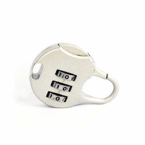 2 PCS Mini Password Small Padlock Luggage Lock Digital Password Lock, Silver, Black, Blue, Red, Green, Pink