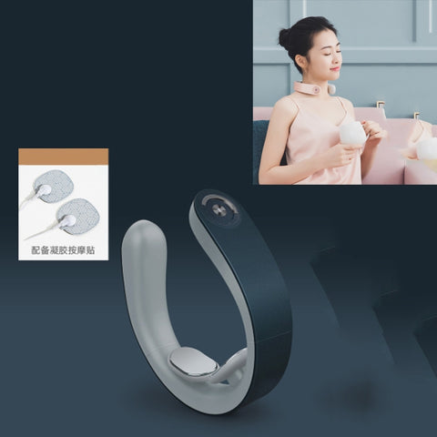 Intelligent Shoulder and Neck Massage Instrument PGG Cervical Spine Physiotherapy Massage Heating Multi-function Neck Protection Instrument, With Patch, Without Patch