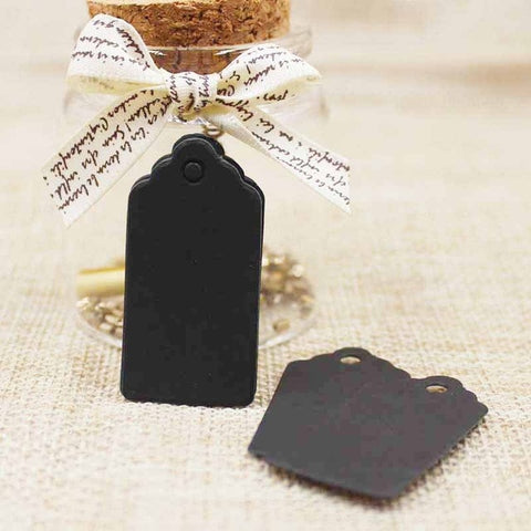100 PCS Packaging Label Paper hangTags DIY Food Label