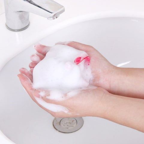 4 PCS Hanging Bag Cleaning Foam Cleanser Handmade Soap Bubble Net, Random Color Delivery, Soap Bubble Net