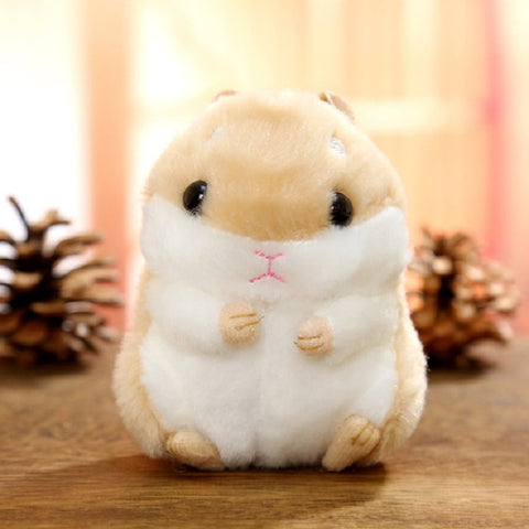 Cute Hamster Keychain Bag Pendant Plush Doll