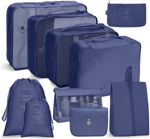 Travel Storage Bag Set Folding Storage Bag, 10 In 1