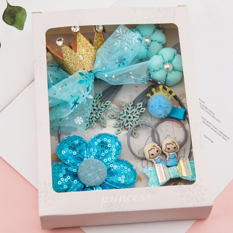 Cute Hair Accessories for Girls Mesh Bowknot Crown Headband Hair Accessories Set