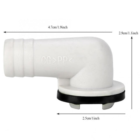 Elbow Air Conditioning External Air Conditioner Outlet Drain Nozzle Universal Drainage Tool for LG Air Conditioner, Elbow Air Conditioner Outlet Drain Nozzle