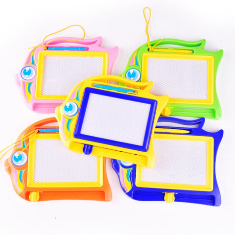Children Early Education Writing Board Puzzle Black and White Plastic Magnetic Drawing Board Toys, Writing Board