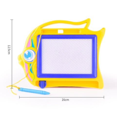 Children Early Education Writing Board Puzzle Black and White Plastic Magnetic Drawing Board Toys, Writing Board