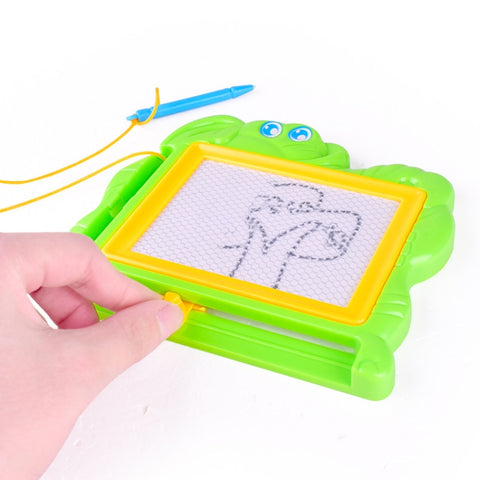 Children Early Education Writing Board Puzzle Black and White Plastic Magnetic Drawing Board Toys, Writing Board