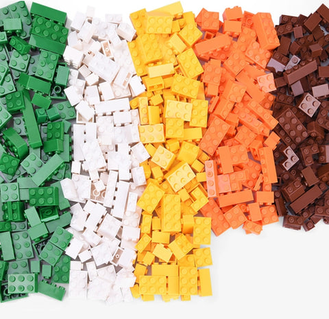 Creative Intelligence Educational Learning Toys DIY Small Particle Slide Building Blocks, 165 PCS, 330 PCS