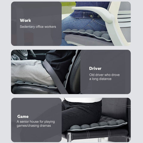 Air Cushion 3D Airbag Breathable Office Beautiful Buttocks Cushion Decompression Massage Cushion