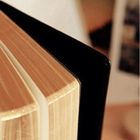 Ultra-Thick Retro Simple Lmitation Leather Thick Horizontal Blank Notebook, Specifications:Large Gold Rim Horizontal Line, Small Gold Rim Blank, Small White Rim Blank, Large White Rim Blank, Large White Rim Horizontal Line, Large Gold Rim White        ...