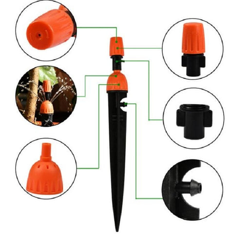 Gardening Adjustable Equipment Micro-Spray Drip Irrigation Atomizing Sprinkler Automatic Watering Device, Automatic Watering Device