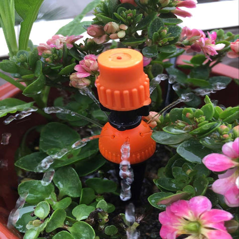 Gardening Adjustable Equipment Micro-Spray Drip Irrigation Atomizing Sprinkler Automatic Watering Device, Automatic Watering Device