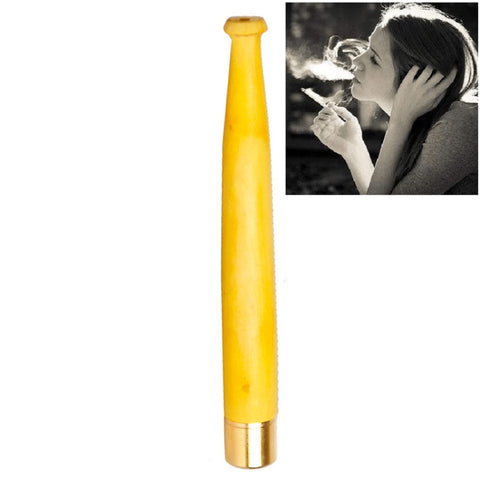 Ladies Twig Pull Rod Filter Can Wash Wood Sandalwood Long Cigarette Holder, 5 mm Fine Smoke