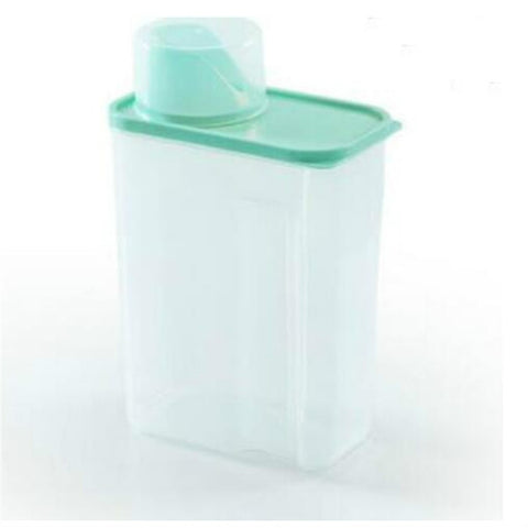 Household Plastic Transparent Washing Powder Storage Box Storage Container, 2L, 3L