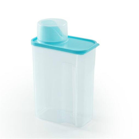 Household Plastic Transparent Washing Powder Storage Box Storage Container, 2L, 3L