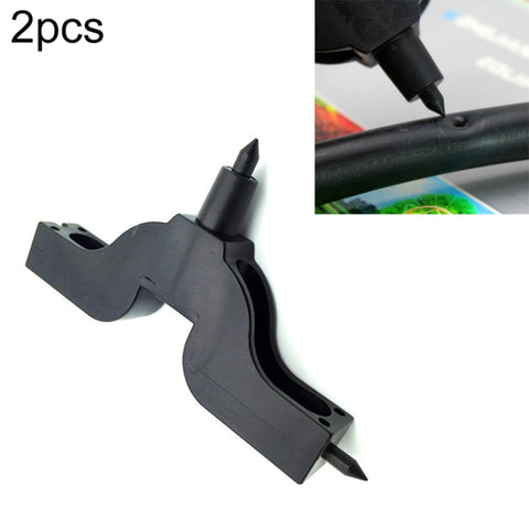 2 PCS Dripper PE Pipe Mountain-shaped Hole Punch Garden Irrigation Opening, Mountain-shaped