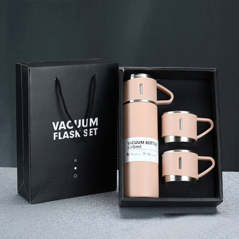 500ml 304 Stainless Steel Thermos Cup Portable Business Tea Cup,Spec:, Basic, Gift Box Set