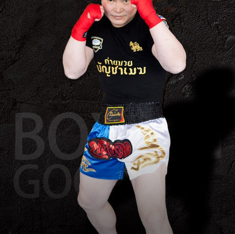 ZhuoAo Muay Thai/Boxing/Sanshou/Fighting Shorts for Men and Women, M, L