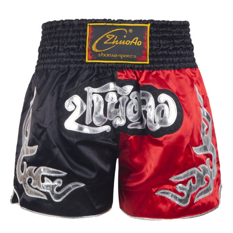 ZhuoAo Muay Thai/Boxing/Sanshou/Fighting Shorts for Men and Women, M, L