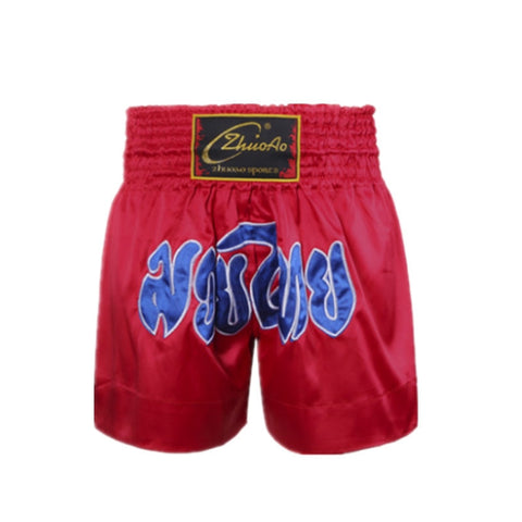ZhuoAo Muay Thai/Boxing/Sanshou/Fighting Shorts for Men and Women, M, L