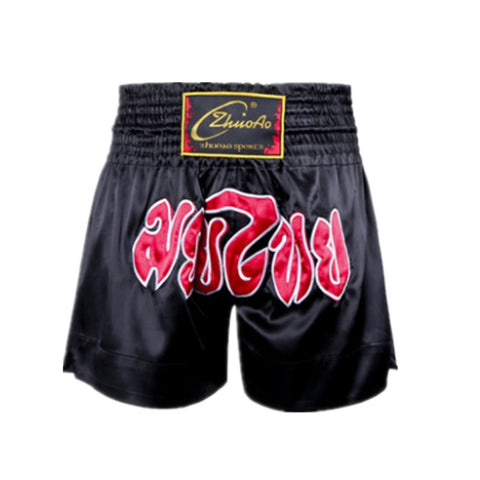 ZhuoAo Muay Thai/Boxing/Sanshou/Fighting Shorts for Men and Women, M, L