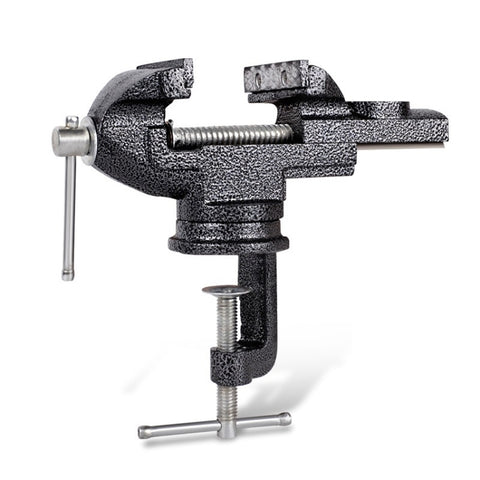 360-Degree Rotating Small Vise Table Flat Universal Table Clamp, Random Color Delivery, 50mm, 60mm, 65mm