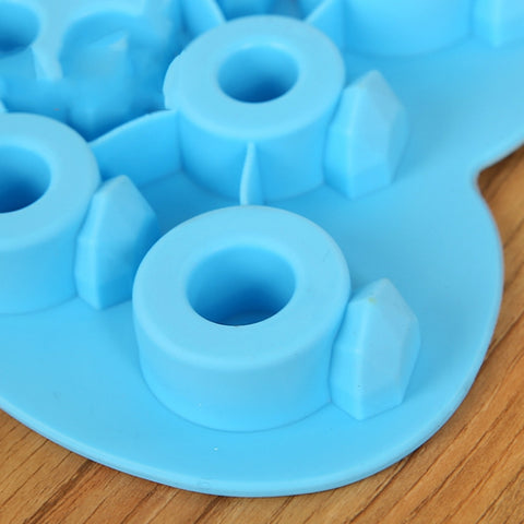 Silicone DIY Creative Ring Ice Mold Ice Box, Ring Shape