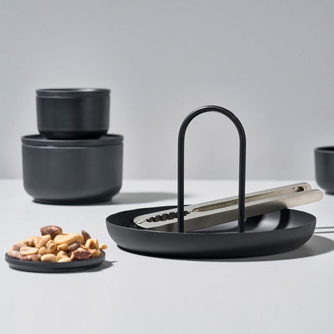 Round Handheld Portable Tray Porch Sundries Small Objects Desktop Storage Tray