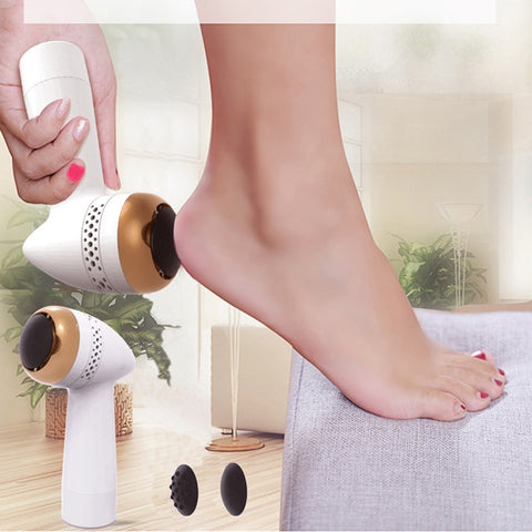 Electric Rechargeable Foot Peeling and Calluses Automatic Vacuum Grinding Foot Pedicure, 1200mAh, 2000mAh