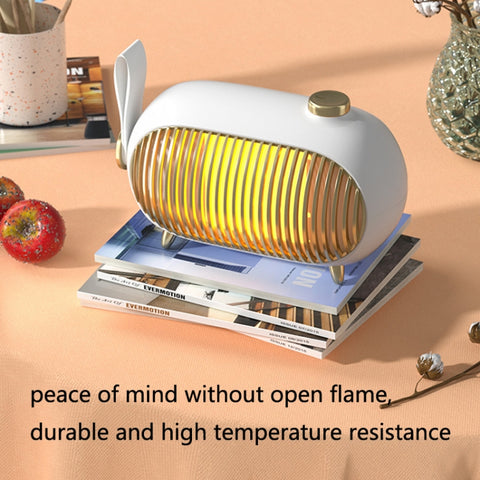 N301 Mini Heater Office Desk Silent Hot Air Heater Household Bedroom Heater, EU Plug, US Plug