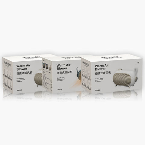 N301 Mini Heater Office Desk Silent Hot Air Heater Household Bedroom Heater, EU Plug, US Plug
