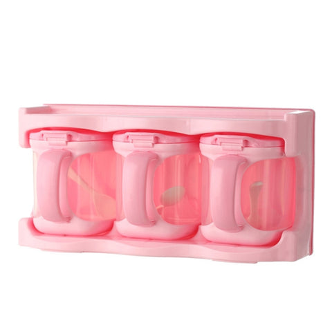 Plastic Seasoning Box Multi-purpose Combination Seasoning Rack Kitchen Supplies, One Grid, Two Grid, Three Grid, Four Grid